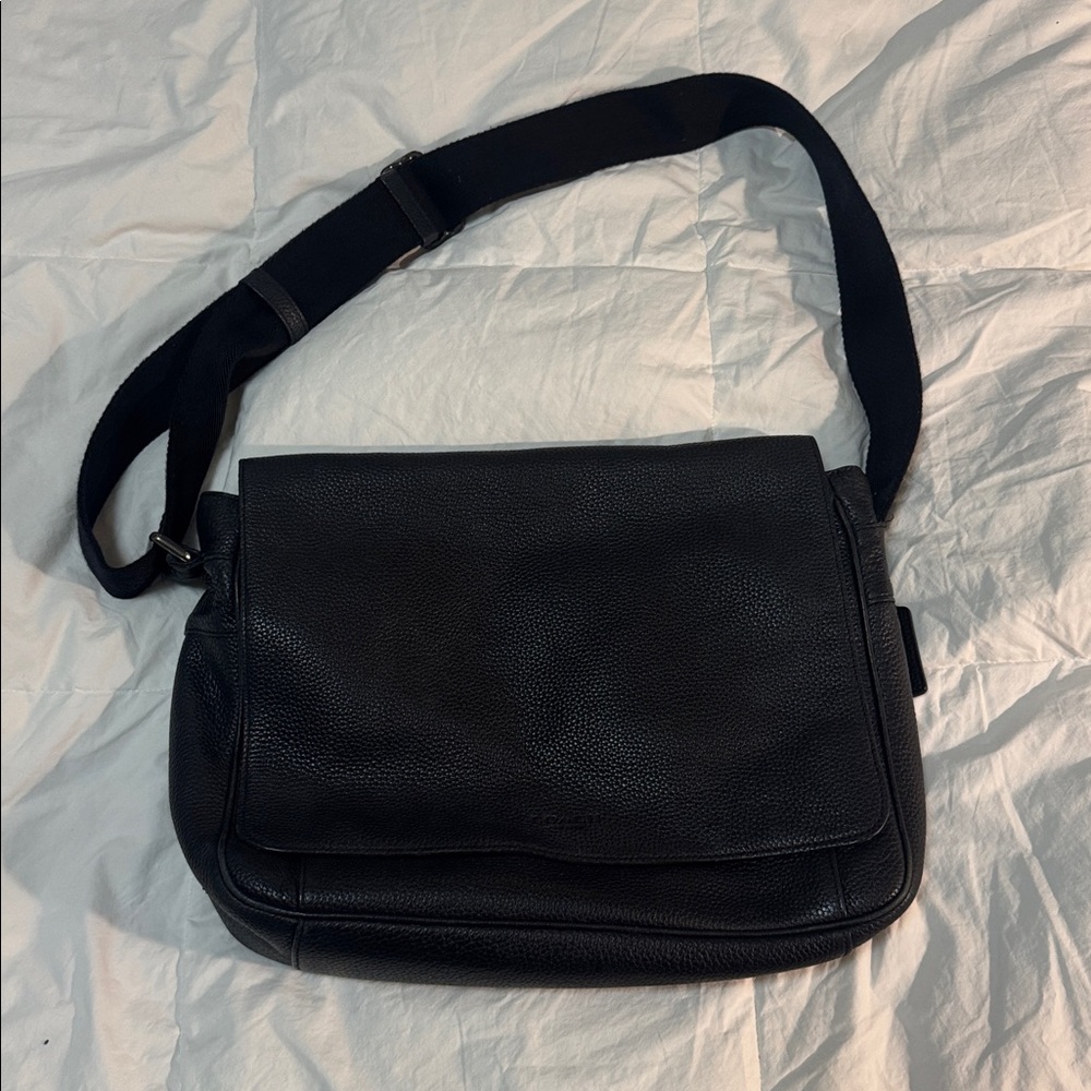 Coach Black Laptop Bag